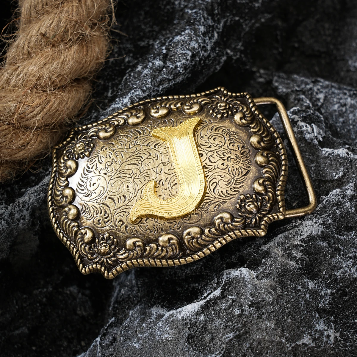Western style letter motherboard buckle belt buckle head belt buckle head one