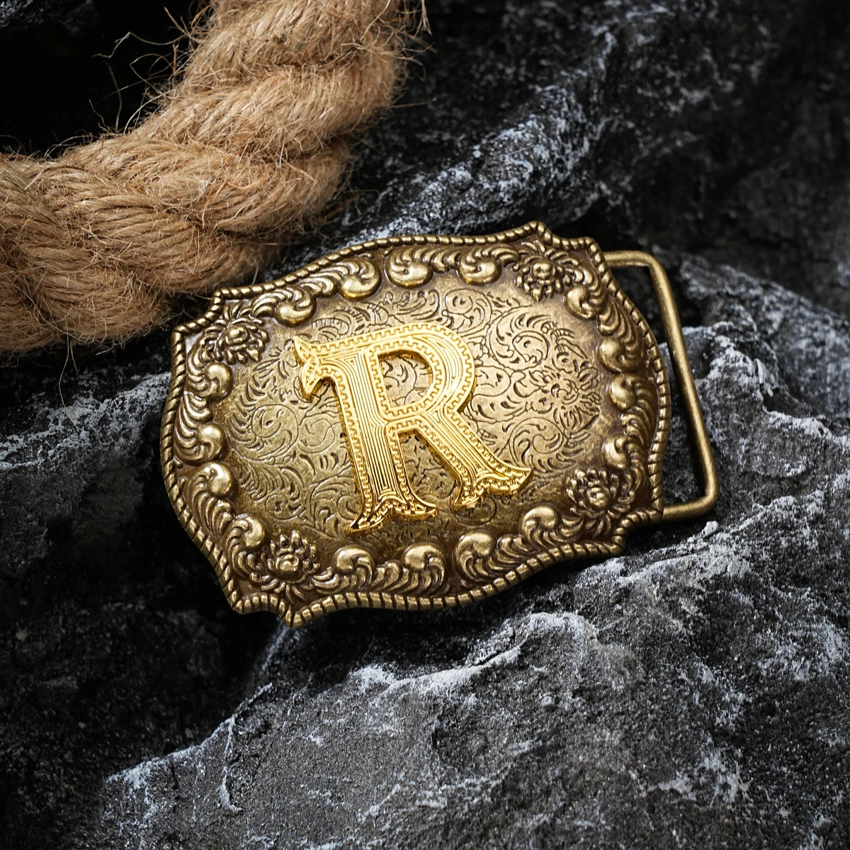 Western style letter motherboard buckle belt buckle head belt buckle head one