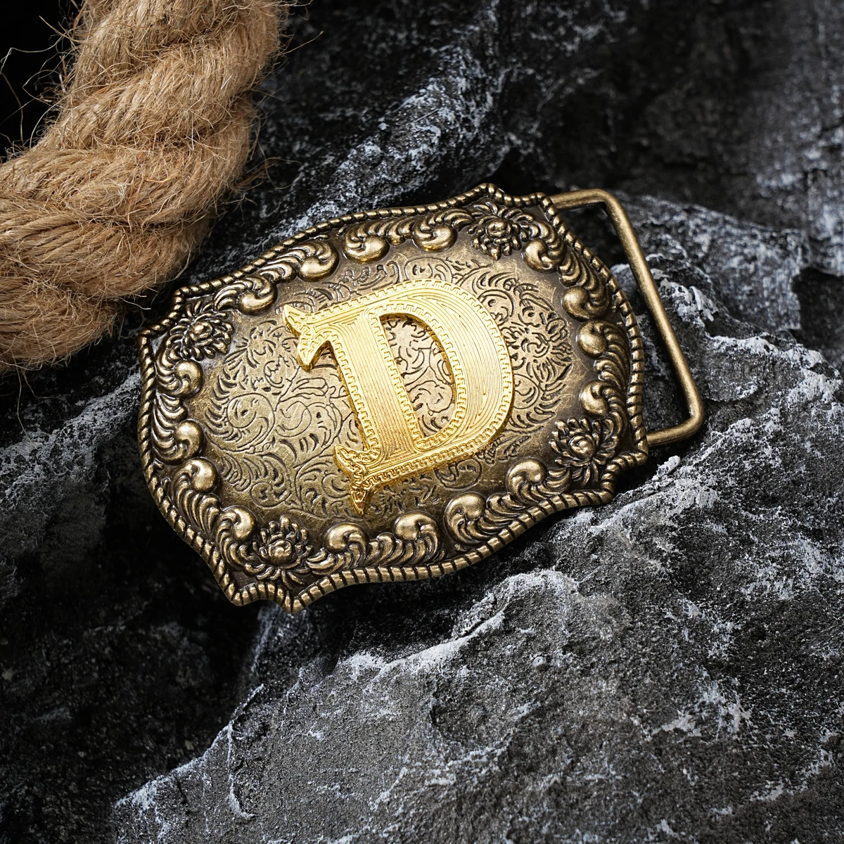 Western style letter motherboard buckle belt buckle head belt buckle head one