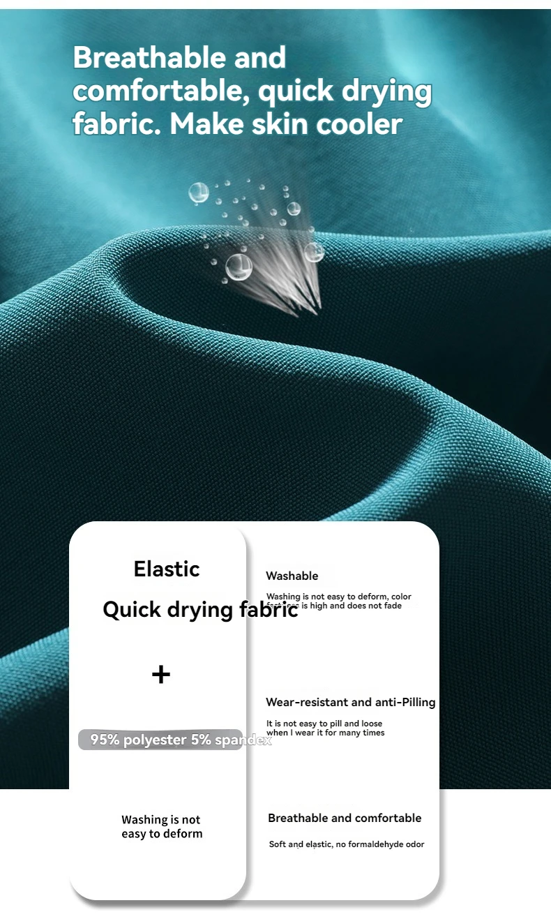 New Men's Sports Casual 3/4 Shorts With Ice Silk Lightweight Sweat-absorbing Outdoor Quick Drying Running Fitness Loose Pants