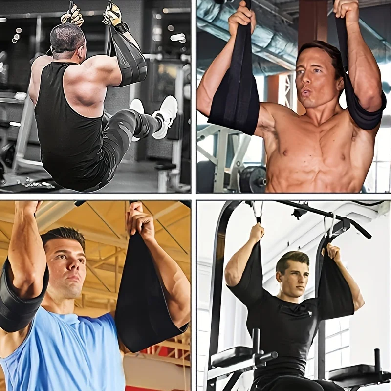 Pull up Ab Straps for Abdominal Muscle Exercise, Fitness Hanging Sling, Core Workout Support Belt