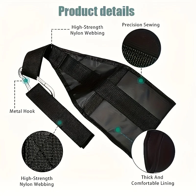 Pull up Ab Straps for Abdominal Muscle Exercise, Fitness Hanging Sling, Core Workout Support Belt