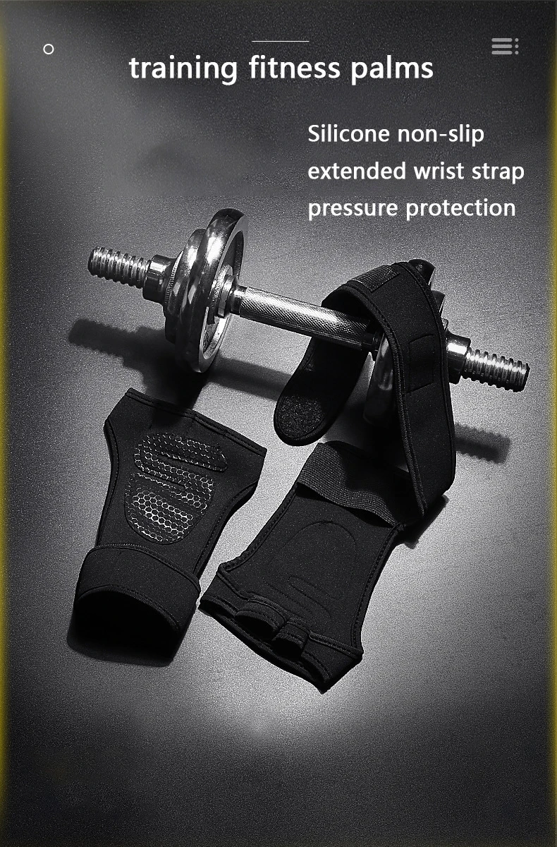 Gym Gloves for Men Women Fitness Weight Lifting Wristband Gloves Body Building Training Sports Exercise Cycling Glove Shockproof