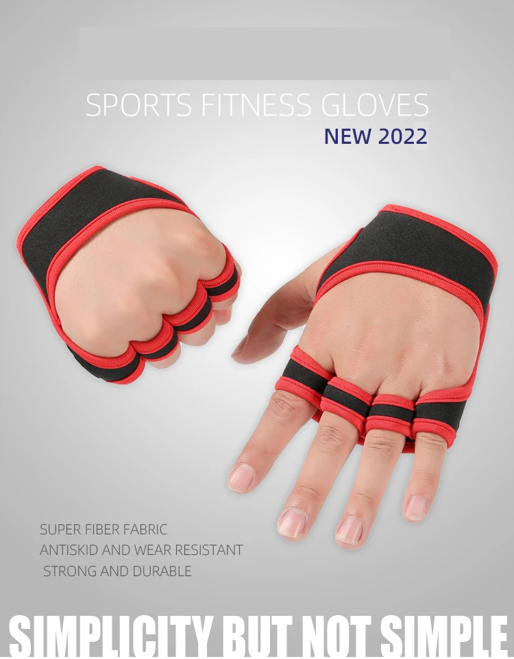 Gym Gloves for Men Women Fitness Weight Lifting Wristband Gloves Body Building Training Sports Exercise Cycling Glove Shockproof