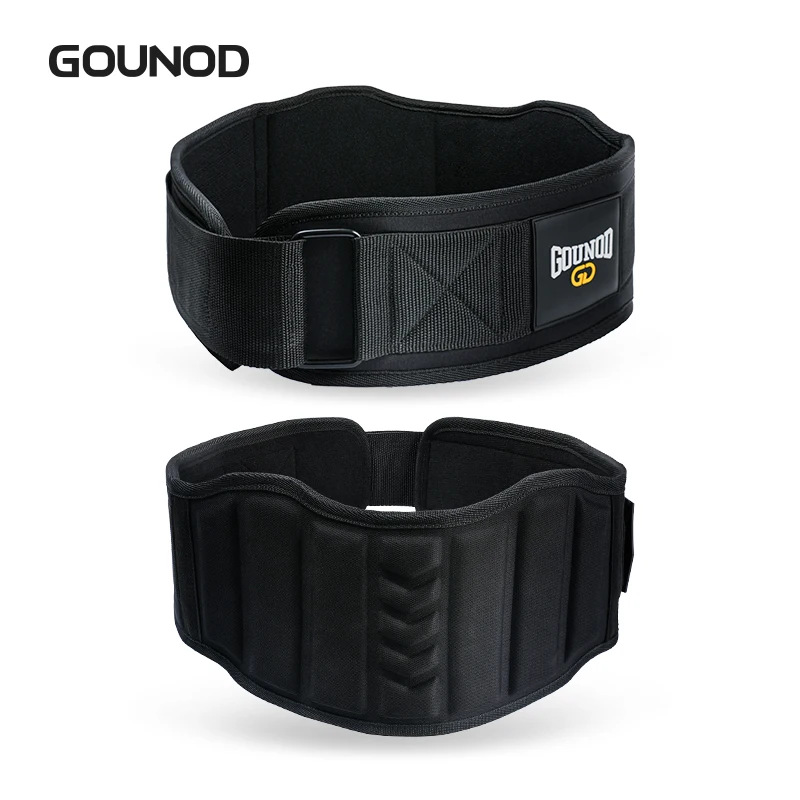 GOUNOD Weight Lifting Belt Back Support Workout Belt  Gym Squats Deadlifts Powerlifting Cross Training For Men Women