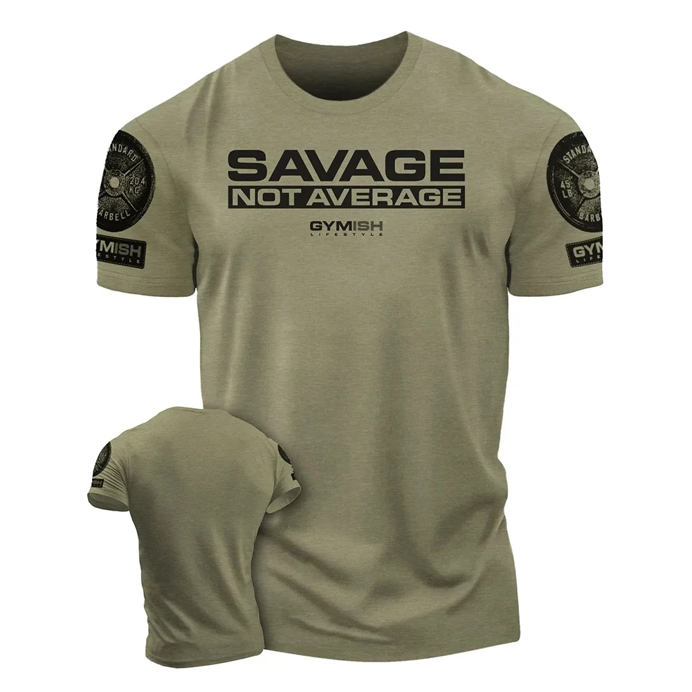 3D men's printed training T-shirt,fun gym short sleeved T-shirt,elastic breathable top