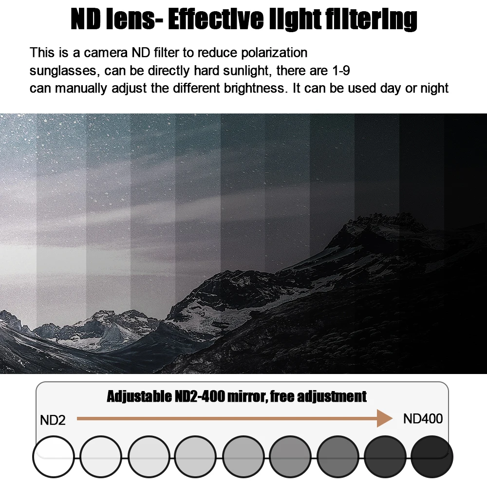 CRIXALIS Polarized Round Sunglasses ND9 Adjustable Dimming Men Women Retro Punk Men's Fishing Eyeglasses Outdoor Shades UV400