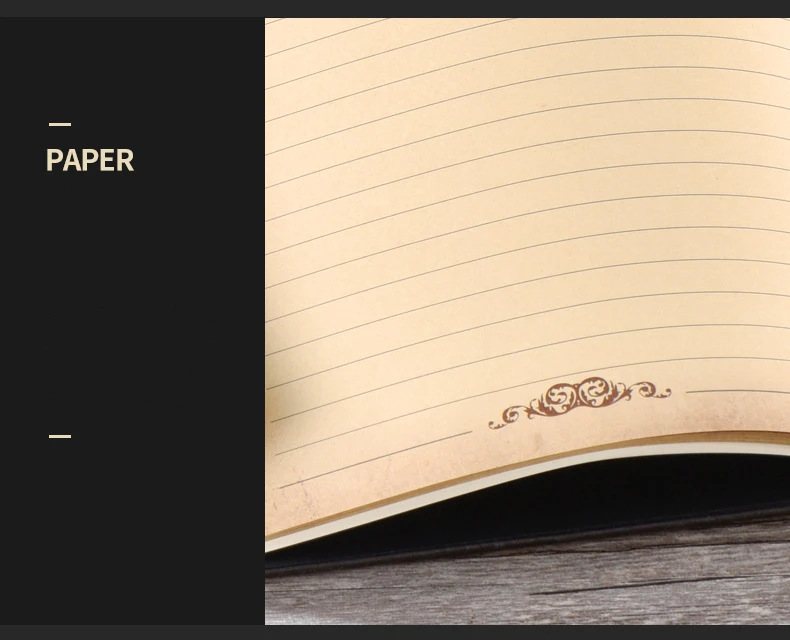 Vintage Notebook Embossed 3D PU Cover Diary Journals Handcraft Thickened Notepad Travel Planner School Office Gift