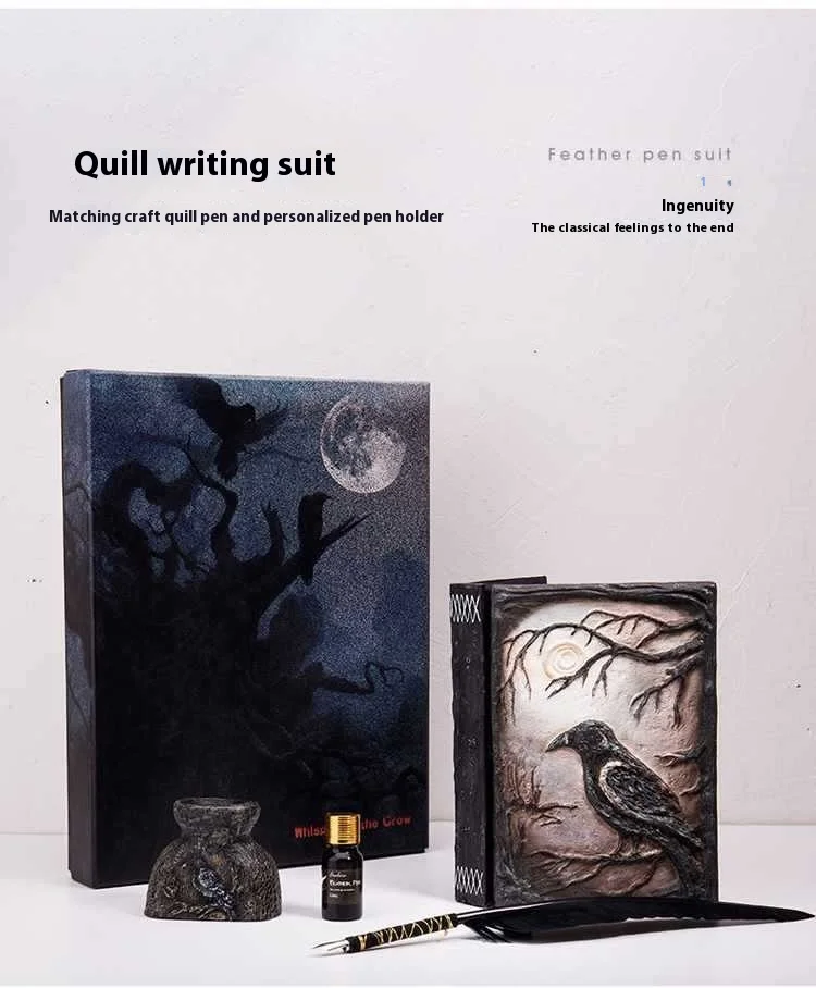 New A5 Manual Account Book Cthulhu Relief Magic Notebook, Three-Dimensional Hand Account Retro Diary, Loose Leaf Gift
