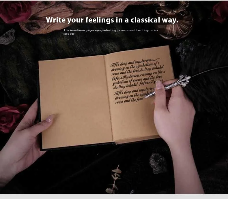 New A5 Manual Account Book Cthulhu Relief Magic Notebook, Three-Dimensional Hand Account Retro Diary, Loose Leaf Gift