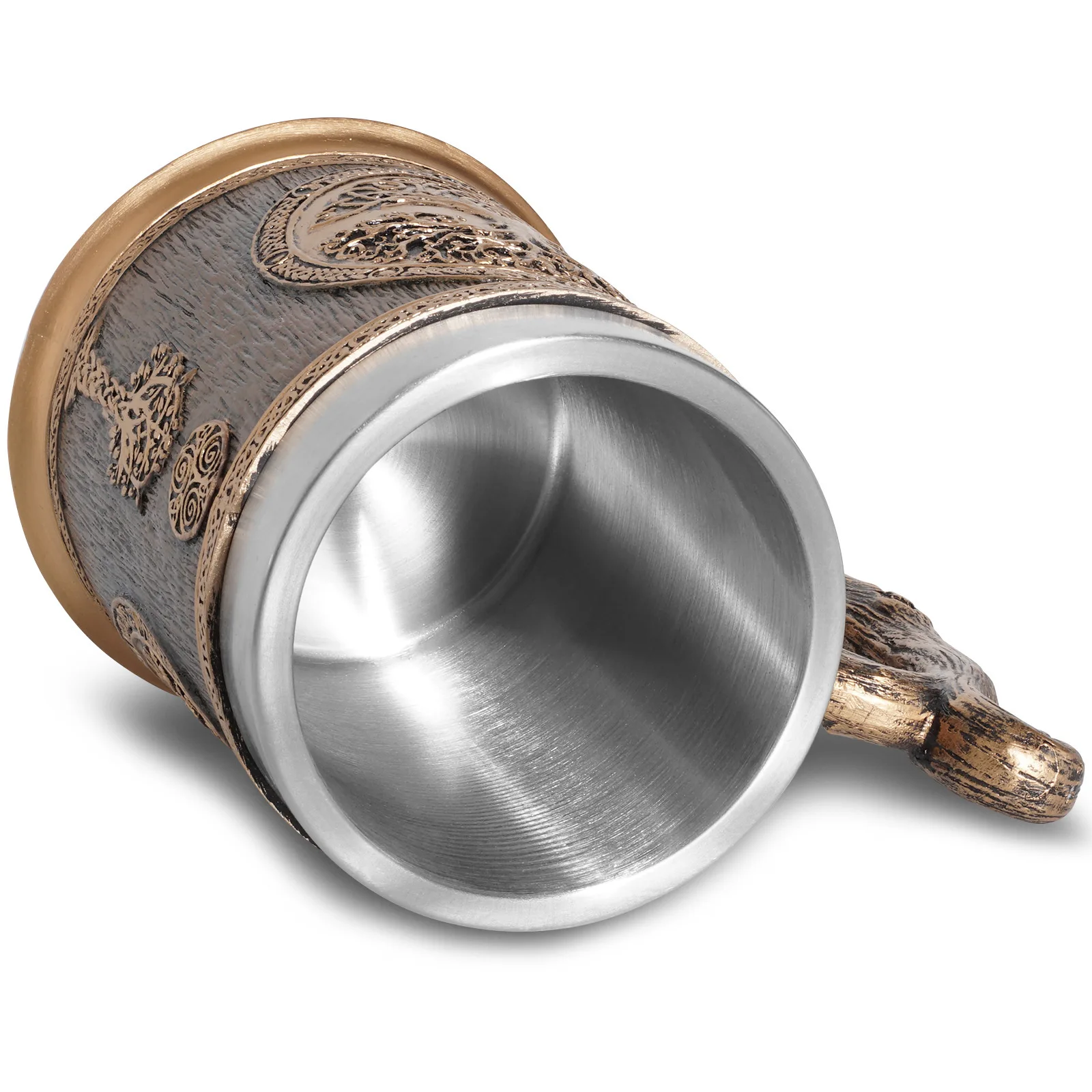 Norse Mythology World Tree Yggdrasil 3D Beer Mug Stein Tankard ,Tree of Life Coffee Mug Drink Cups for Men's Gift 20oz