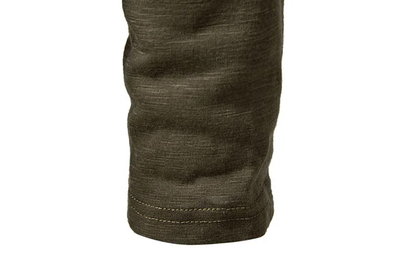 Autumn New Men's Cotton Button Long Sleeve  Henley Neck T-Shirt Casual Solid Color Breathable Versatile Fashion Slim T-Shirts