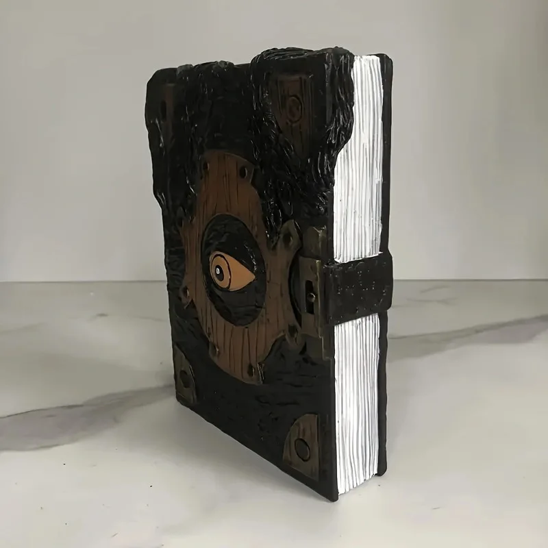 Creepy Devil Eye Halloween Decor Horror Book Curse Gothic Home Ornament Spooky Party Prop Craft Accessory Collection