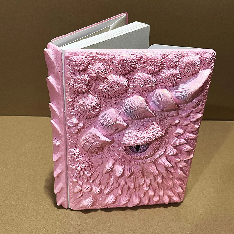 1Pc Fashion Vintage Dragon Embossed Resin Cover Travel Diary Notebook Travel Journal A5-Note Book Art 3D Relief Diary Book