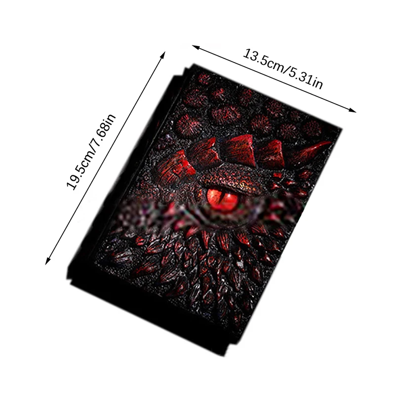 1Pc Fashion Vintage Dragon Embossed Resin Cover Travel Diary Notebook Travel Journal A5-Note Book Art 3D Relief Diary Book