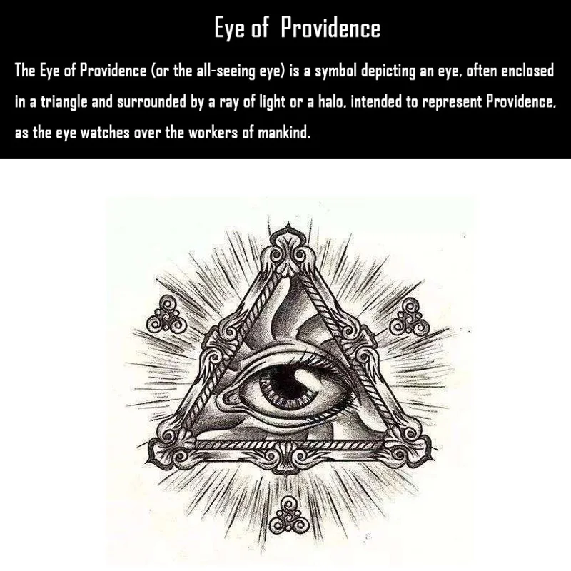 Retro Eye of Providence Ring For Men Golden Silver Color Punk Gothic Adjustable Open Ring Unisex Jewelry Accessories Trendy Gift