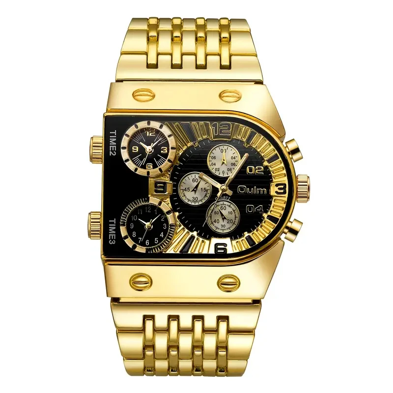 Military-Style European and American Large Dial High-Quality Men's Watch, Fashionable Casual Quartz Watch, Luxurious and Versatile, Cool and Trendy for Street Style, Suitable for Male Students, Teenagers, and Young Men, the Best Gift for Him, for Birthdays, Graduation Season, Christmas, and Halloween.