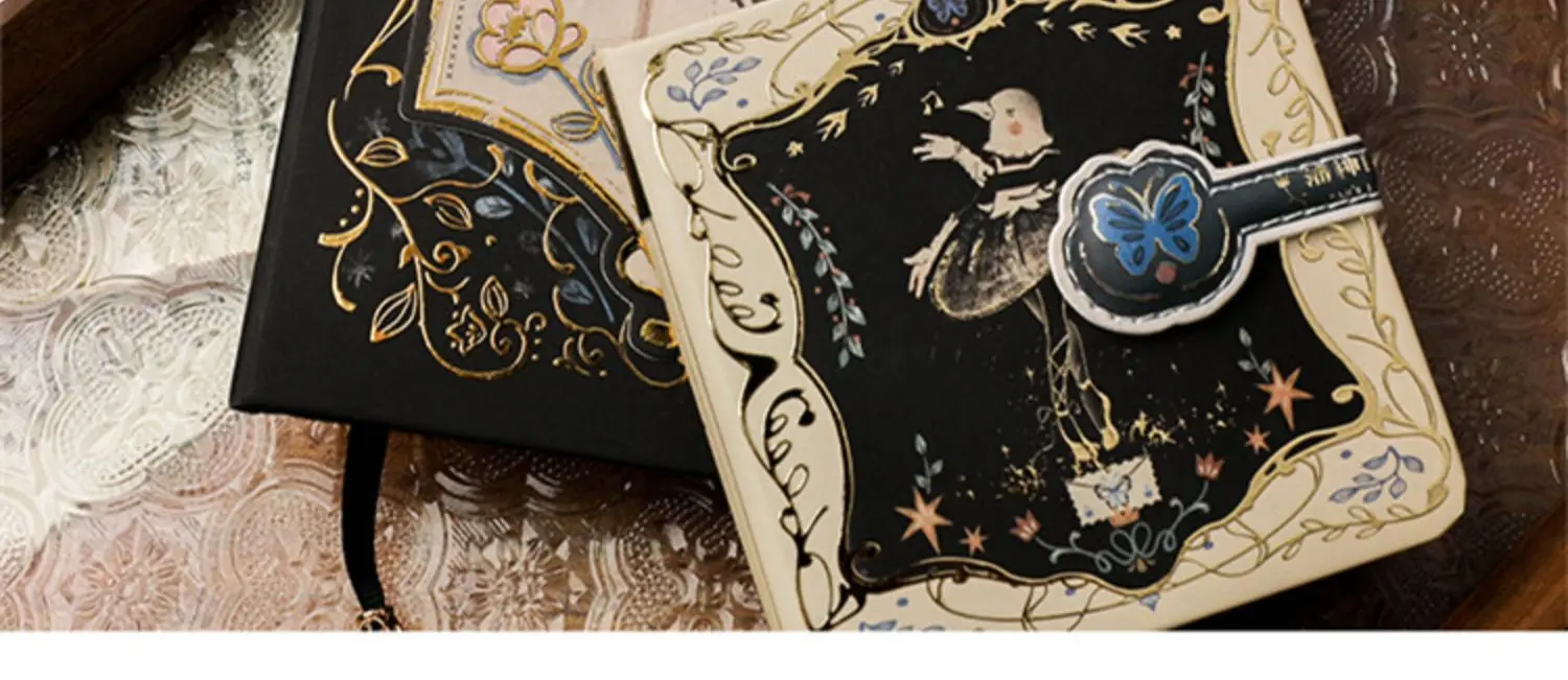 A5 Gothic Note Magnetic Buckle Book Retro Art High Value Exquisite Hand Ledger Small Personality Creative Hand Ledger Gift