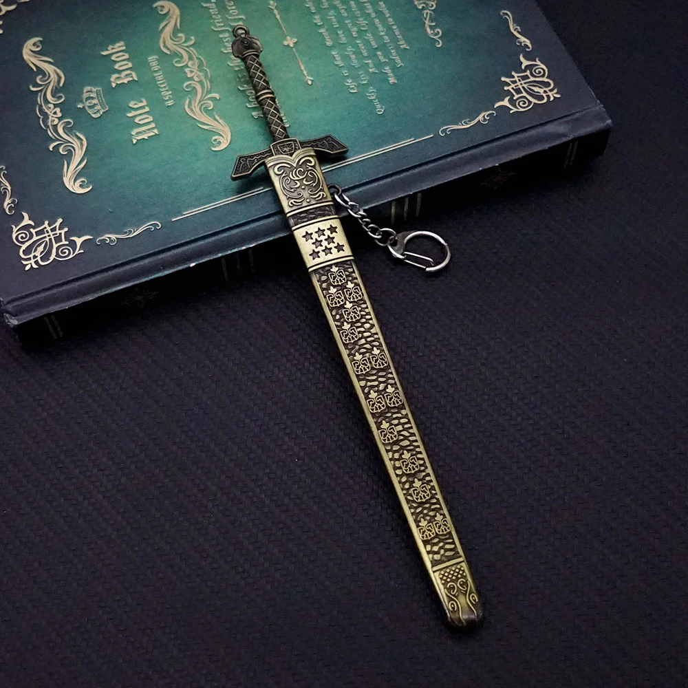 Game Keychain Sword Banished Knight's Greatsword, Royal Army Greatsword and Miquellan Knight's Sword Key Chain Men Accessories