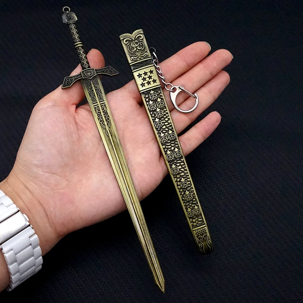 Game Keychain Sword Banished Knight's Greatsword, Royal Army Greatsword and Miquellan Knight's Sword Key Chain Men Accessories