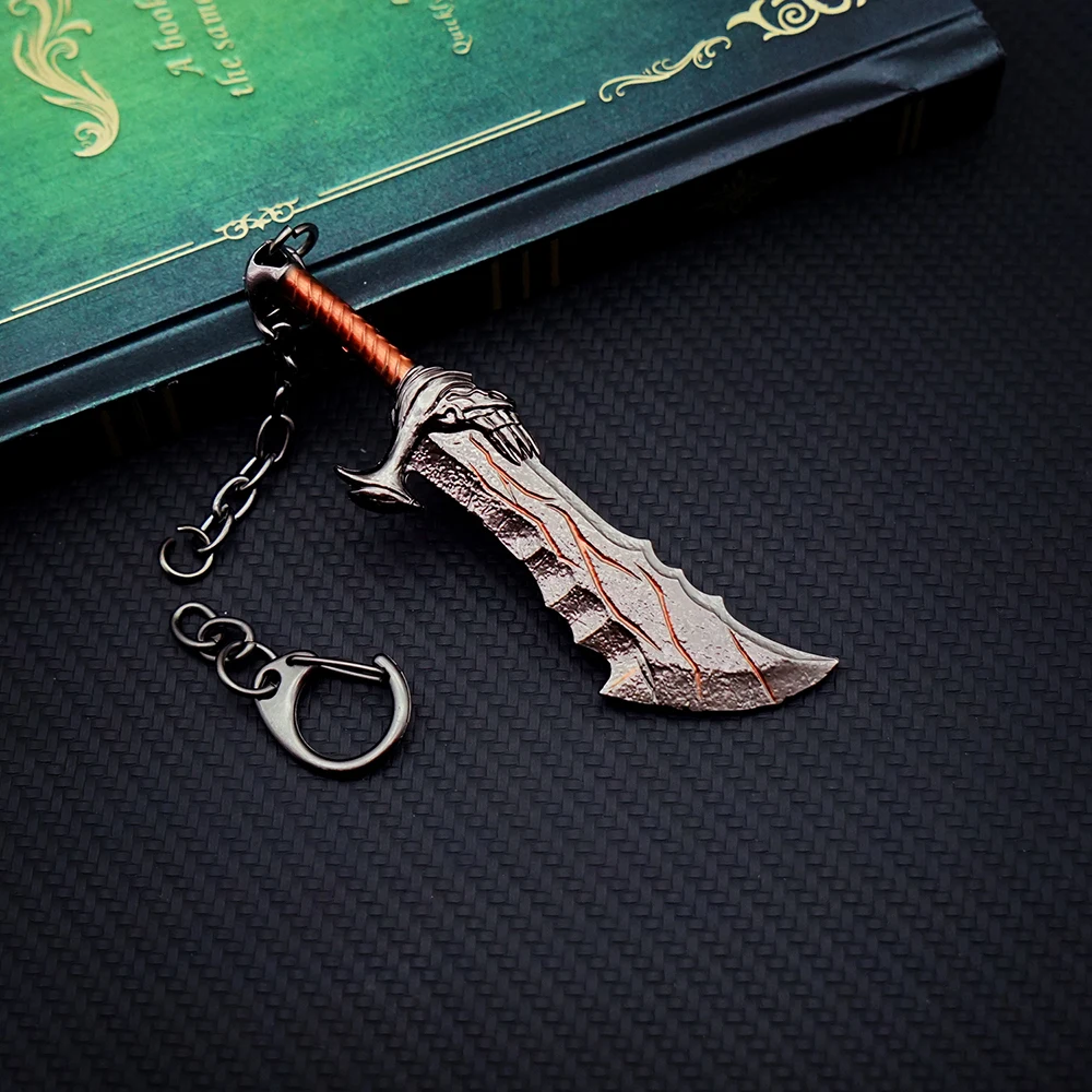 Ragnarok Keychain Thor's Hammer Mjolnir Key Chain Ring Levitan's Axe Keyring Blades of Exile Chaos Game Accessories