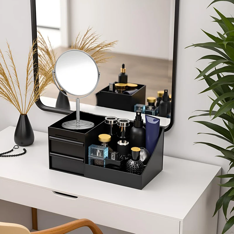 〔CC55〕Cologne Organizer For Men, Cologne Holder For Dresser, Perfume Stand, Bathroom Countertop Organizer With Drawers