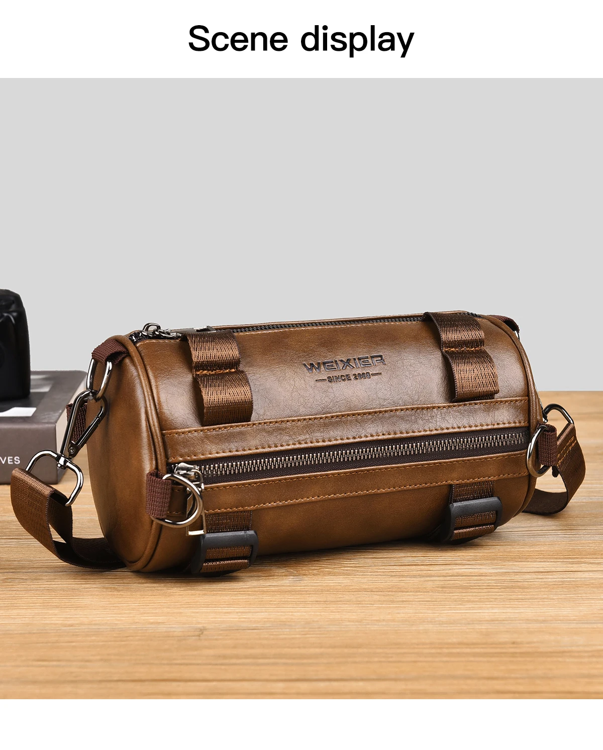 Waterproof USB Crossbody Anti-Theft Short Sports Running Travel Messenger Sling Fashion Designer Chest Bag Shoulder Bag for Men