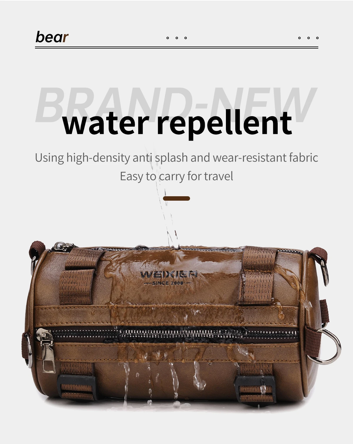 Waterproof USB Crossbody Anti-Theft Short Sports Running Travel Messenger Sling Fashion Designer Chest Bag Shoulder Bag for Men