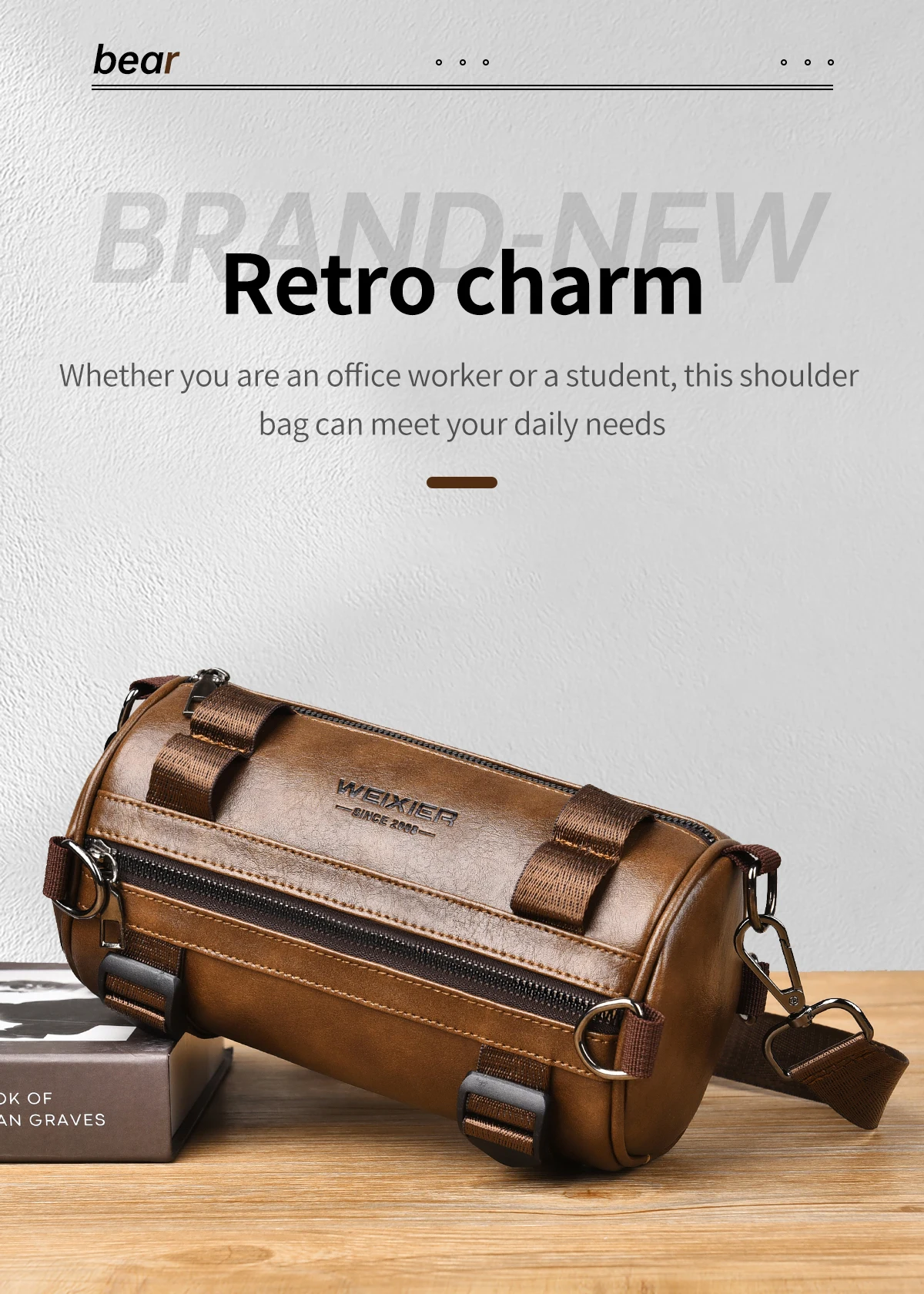 Waterproof USB Crossbody Anti-Theft Short Sports Running Travel Messenger Sling Fashion Designer Chest Bag Shoulder Bag for Men