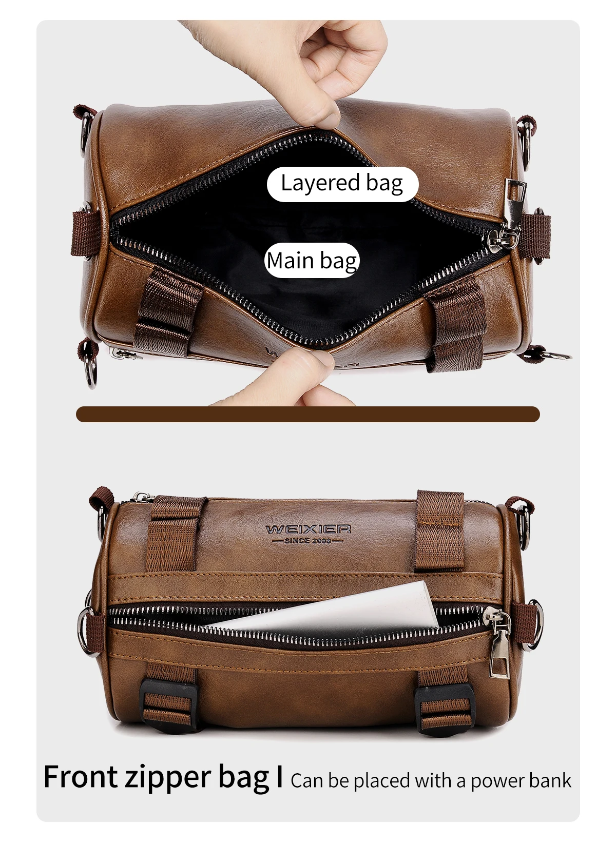 Waterproof USB Crossbody Anti-Theft Short Sports Running Travel Messenger Sling Fashion Designer Chest Bag Shoulder Bag for Men