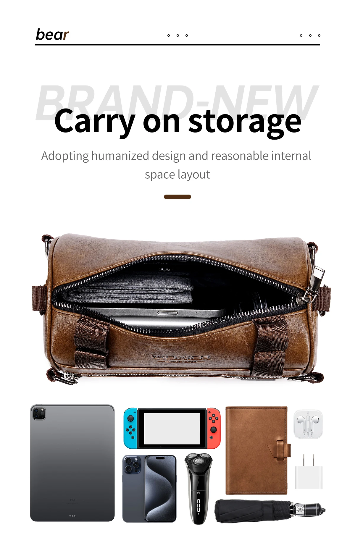 Waterproof USB Crossbody Anti-Theft Short Sports Running Travel Messenger Sling Fashion Designer Chest Bag Shoulder Bag for Men