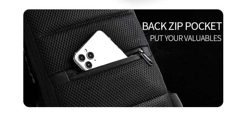 Desinger Multifunction Anti-theft USB Shoulder Crossbody Bag Travel Sling Pack Messenger Pack Chest Bag Male Luxury Brand Men