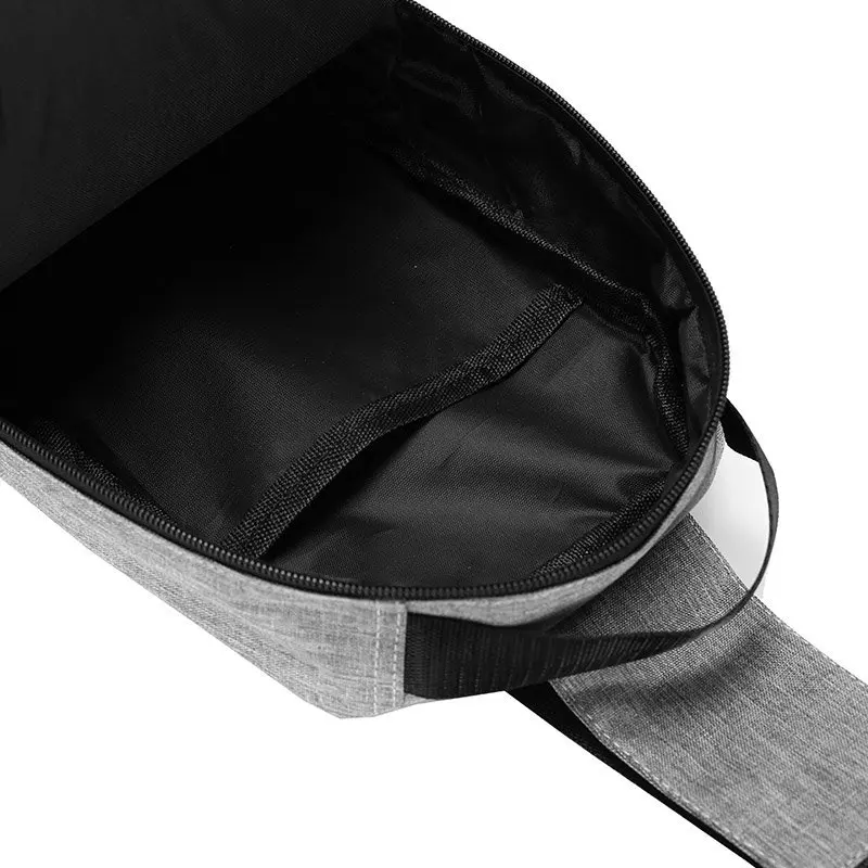 Casual Oxford Men's Chest Bag with USB Charging Port Outdoor Cross Bag Men Handbag Sling Shoulder Bag