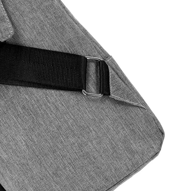 Casual Oxford Men's Chest Bag with USB Charging Port Outdoor Cross Bag Men Handbag Sling Shoulder Bag