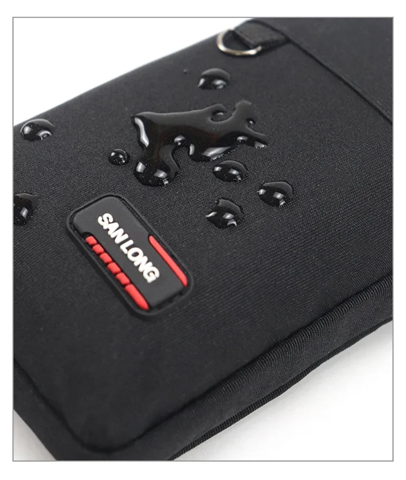 Waterproof Waist Bag Purse Single/double Layer Outdoor Waist Fanny Pack Men Phone Pouch Camping Hunting Tactical Bag with Belt