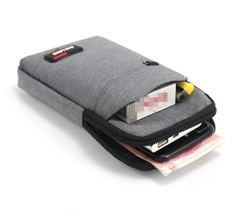 Waterproof Waist Bag Purse Single/double Layer Outdoor Waist Fanny Pack Men Phone Pouch Camping Hunting Tactical Bag with Belt