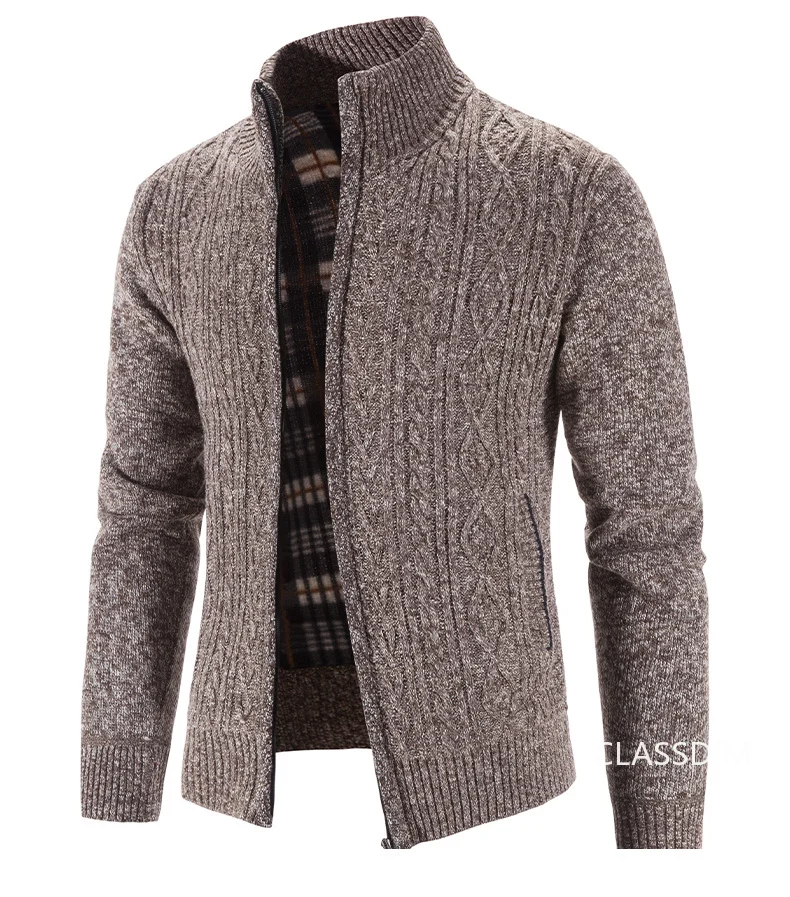 Men Winter Jackets Cardigans Casual Sweatercoats Warm Sweaters Male Stand-up Collar Slim Fit Sweaters Coats Winter Clothes 3XL Men Winter Jackets Cardigans Casual Sweatercoats Warm Sweaters Male Stand-up Collar Slim Fit Sweaters Coats Winter Clothes 3XL