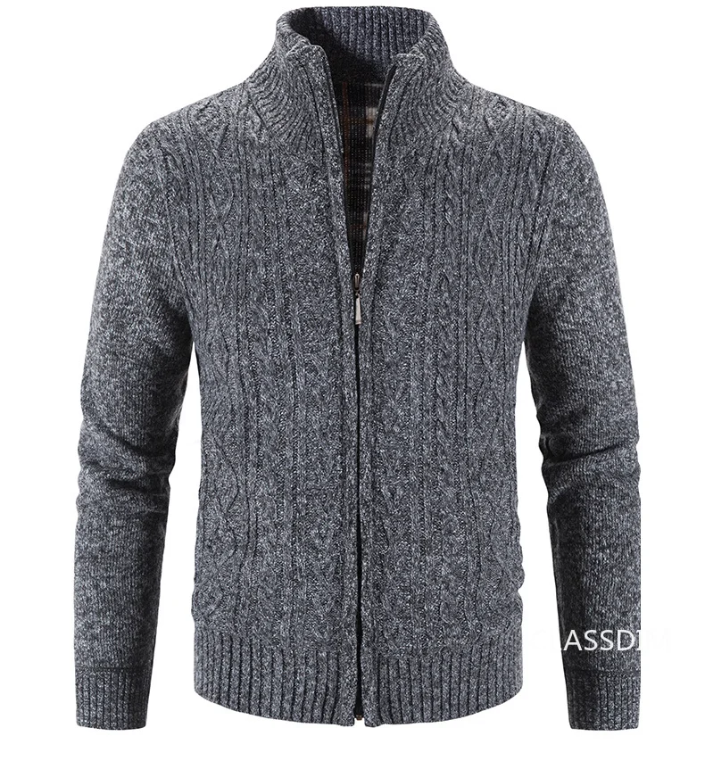 Men Winter Jackets Cardigans Casual Sweatercoats Warm Sweaters Male Stand-up Collar Slim Fit Sweaters Coats Winter Clothes 3XL Men Winter Jackets Cardigans Casual Sweatercoats Warm Sweaters Male Stand-up Collar Slim Fit Sweaters Coats Winter Clothes 3XL