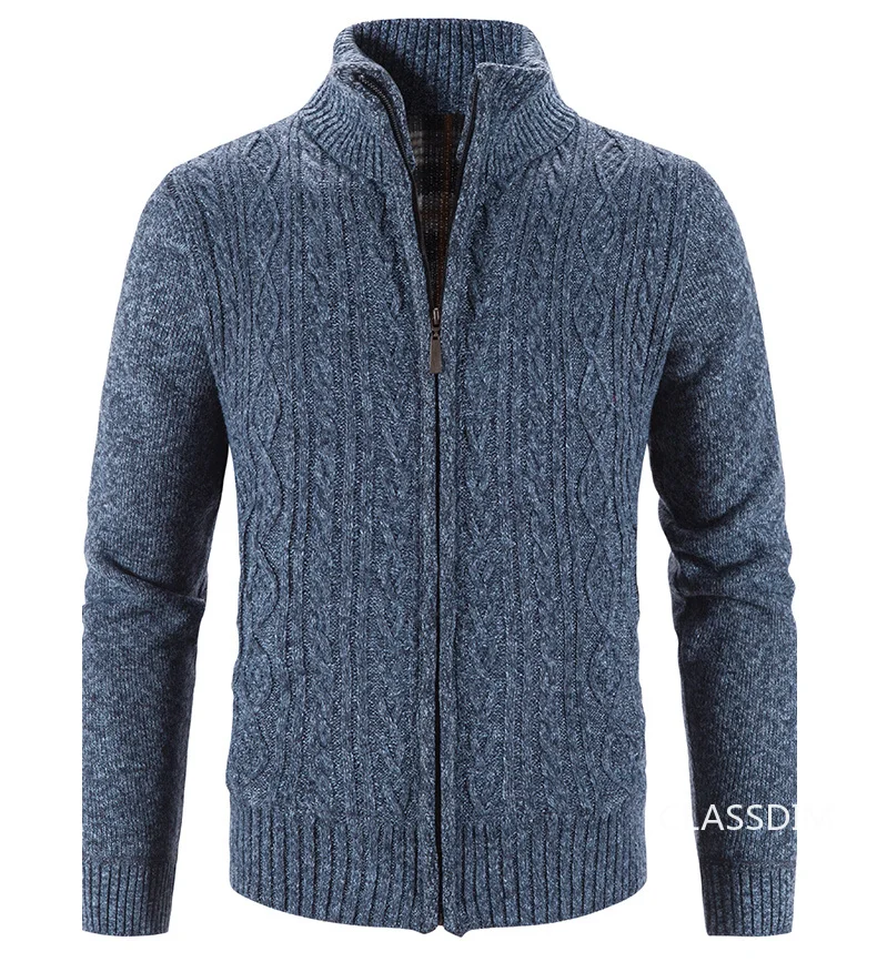 Men Winter Jackets Cardigans Casual Sweatercoats Warm Sweaters Male Stand-up Collar Slim Fit Sweaters Coats Winter Clothes 3XL Men Winter Jackets Cardigans Casual Sweatercoats Warm Sweaters Male Stand-up Collar Slim Fit Sweaters Coats Winter Clothes 3XL