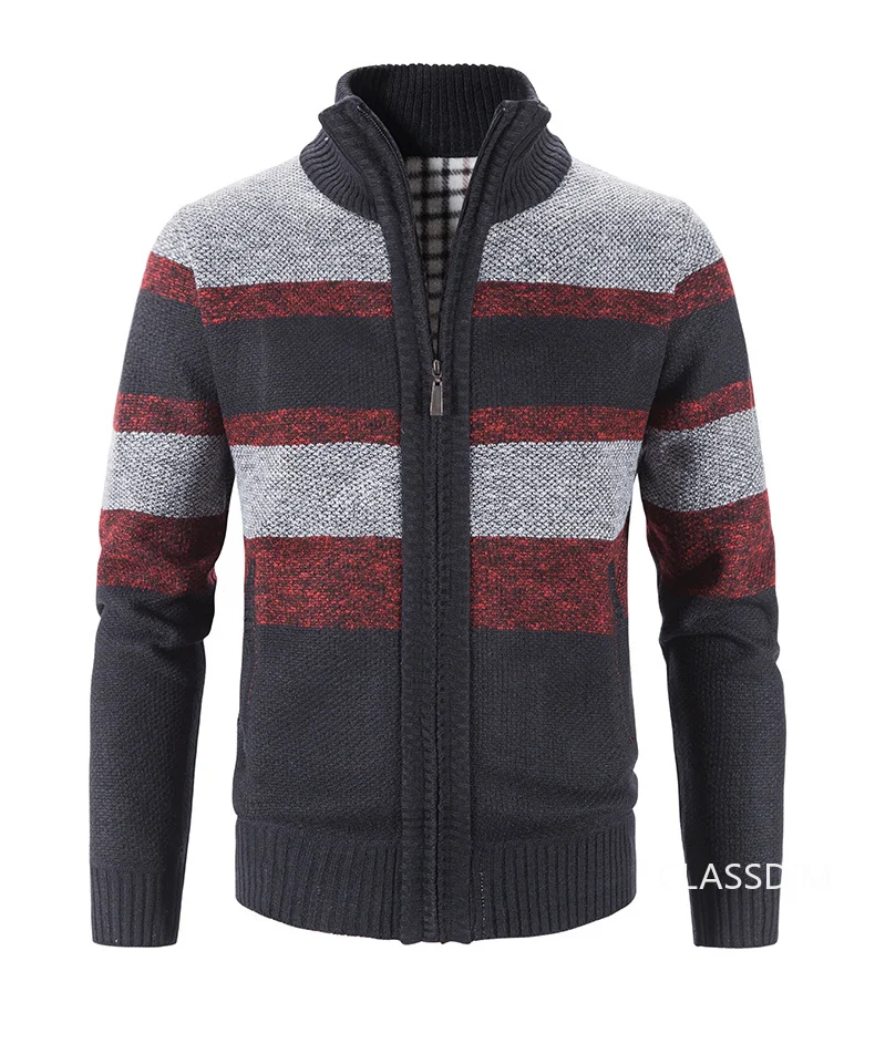 Men Winter Jackets Cardigans Casual Sweatercoats Warm Sweaters Male Stand-up Collar Slim Fit Sweaters Coats Winter Clothes 3XL Men Winter Jackets Cardigans Casual Sweatercoats Warm Sweaters Male Stand-up Collar Slim Fit Sweaters Coats Winter Clothes 3XL