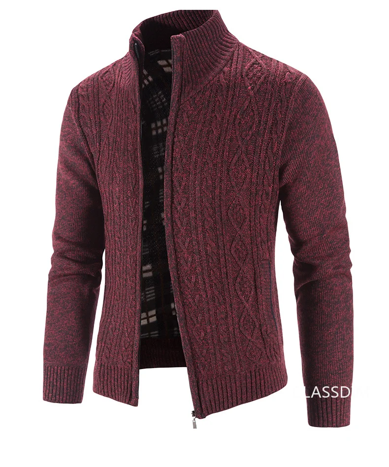 Men Winter Jackets Cardigans Casual Sweatercoats Warm Sweaters Male Stand-up Collar Slim Fit Sweaters Coats Winter Clothes 3XL Men Winter Jackets Cardigans Casual Sweatercoats Warm Sweaters Male Stand-up Collar Slim Fit Sweaters Coats Winter Clothes 3XL