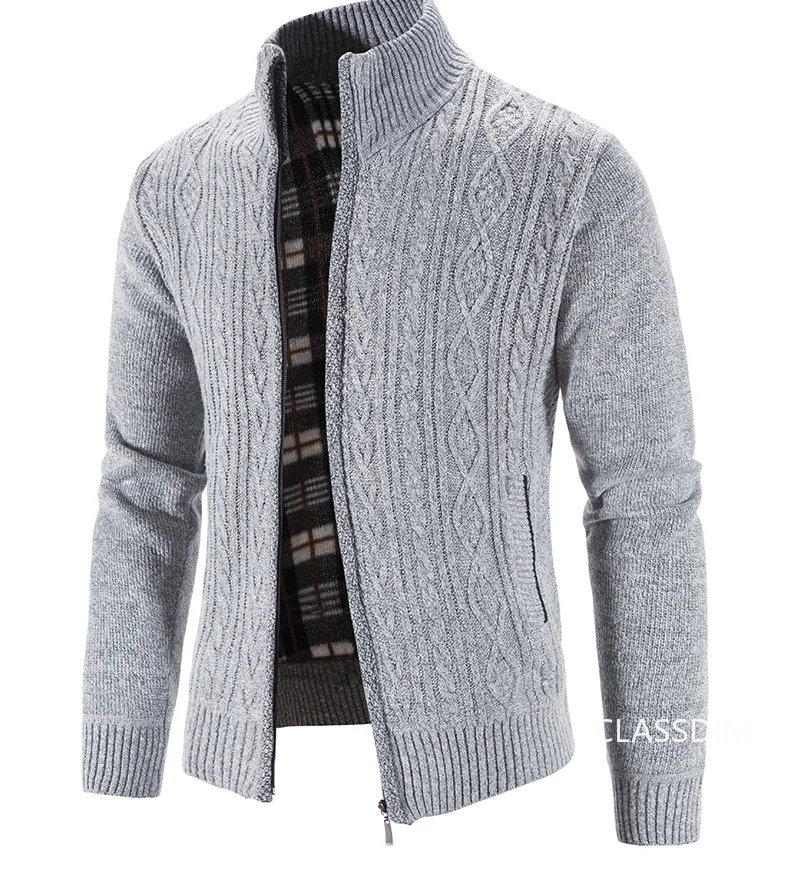 Men Winter Jackets Cardigans Casual Sweatercoats Warm Sweaters Male Stand-up Collar Slim Fit Sweaters Coats Winter Clothes 3XL Men Winter Jackets Cardigans Casual Sweatercoats Warm Sweaters Male Stand-up Collar Slim Fit Sweaters Coats Winter Clothes 3XL