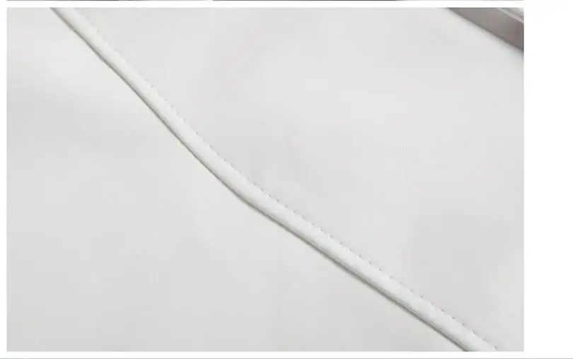 Men Slim White Leather Jackets Oblique Zipper Motorcycle Jackets New Men Outwear Moto Biker PU Leather Coats Size 4XL