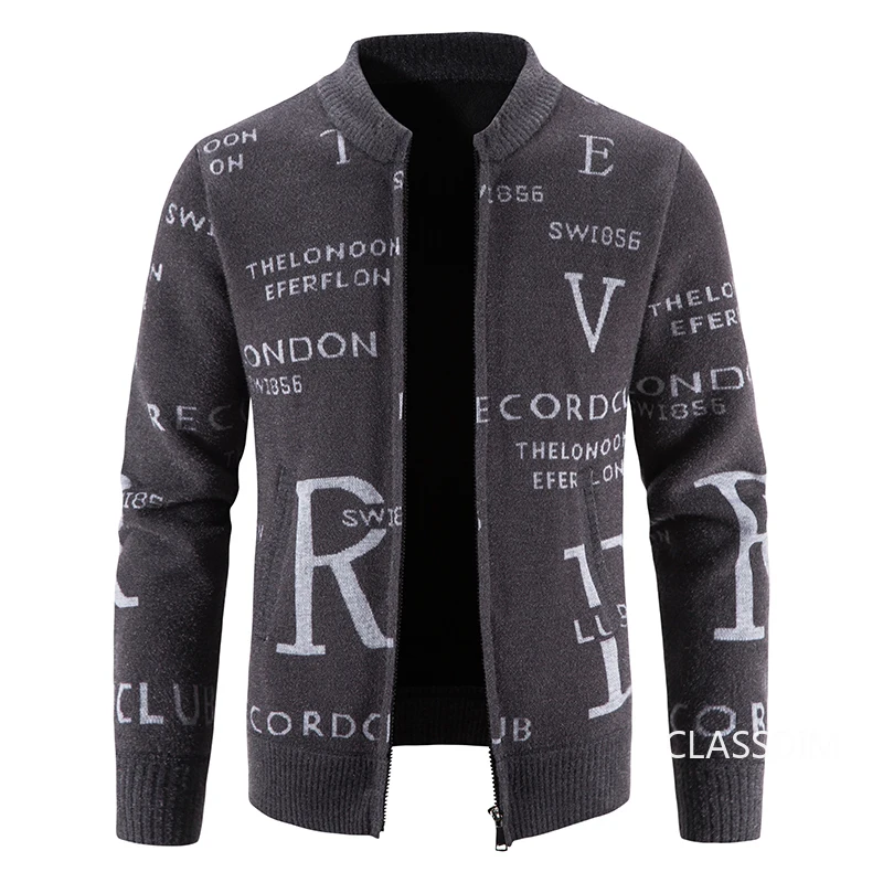 New Winter Men Hooded Sweaters Cardigan Sweatercoats Jackets Thicker Warm Casual Cardigans Hoodies Slim Fit Sweaters Size 3XL