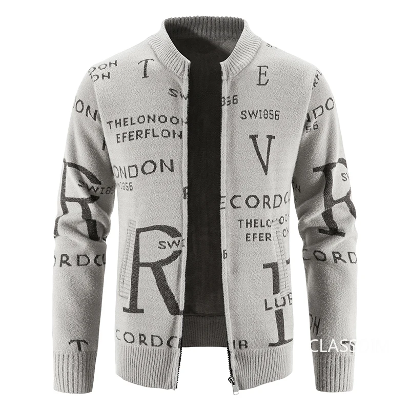 New Winter Men Hooded Sweaters Cardigan Sweatercoats Jackets Thicker Warm Casual Cardigans Hoodies Slim Fit Sweaters Size 3XL