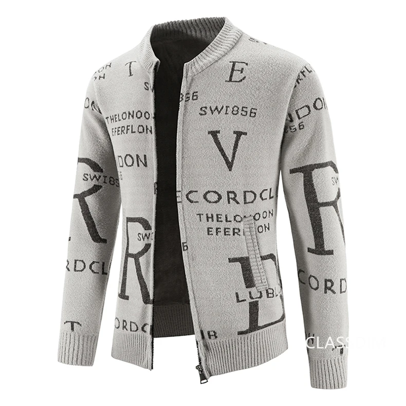 New Winter Men Hooded Sweaters Cardigan Sweatercoats Jackets Thicker Warm Casual Cardigans Hoodies Slim Fit Sweaters Size 3XL