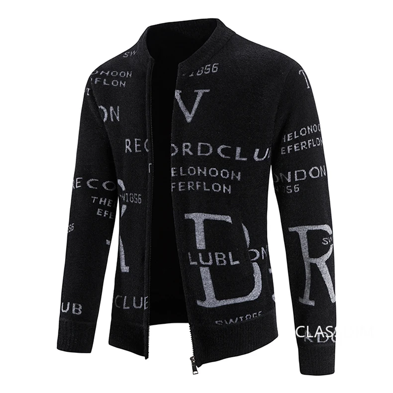 New Winter Men Hooded Sweaters Cardigan Sweatercoats Jackets Thicker Warm Casual Cardigans Hoodies Slim Fit Sweaters Size 3XL