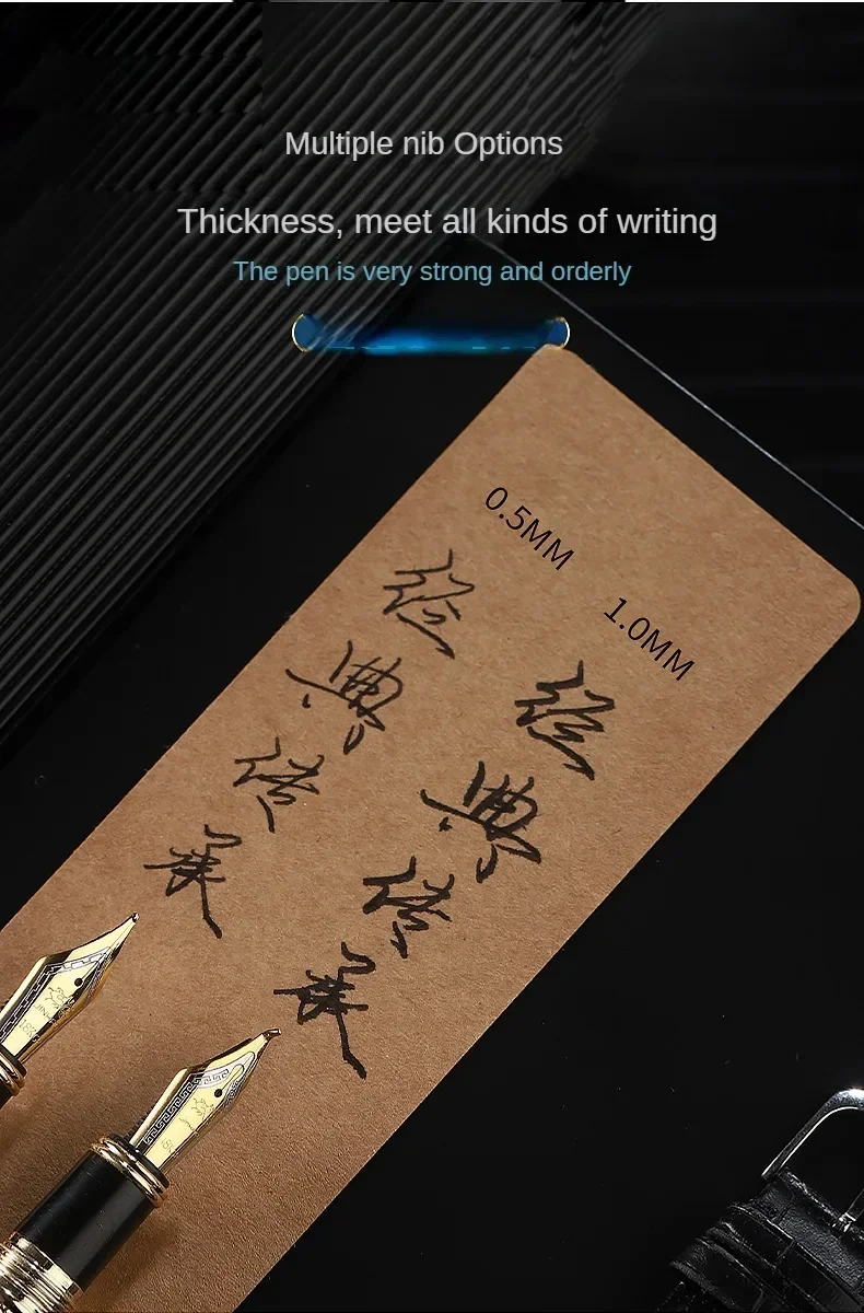 Jinhao Golden Metal Snake Fountain Pen F/1.0mm Nib Luxury Elegant Cobra Metal Writing ink Pen Stationery Office