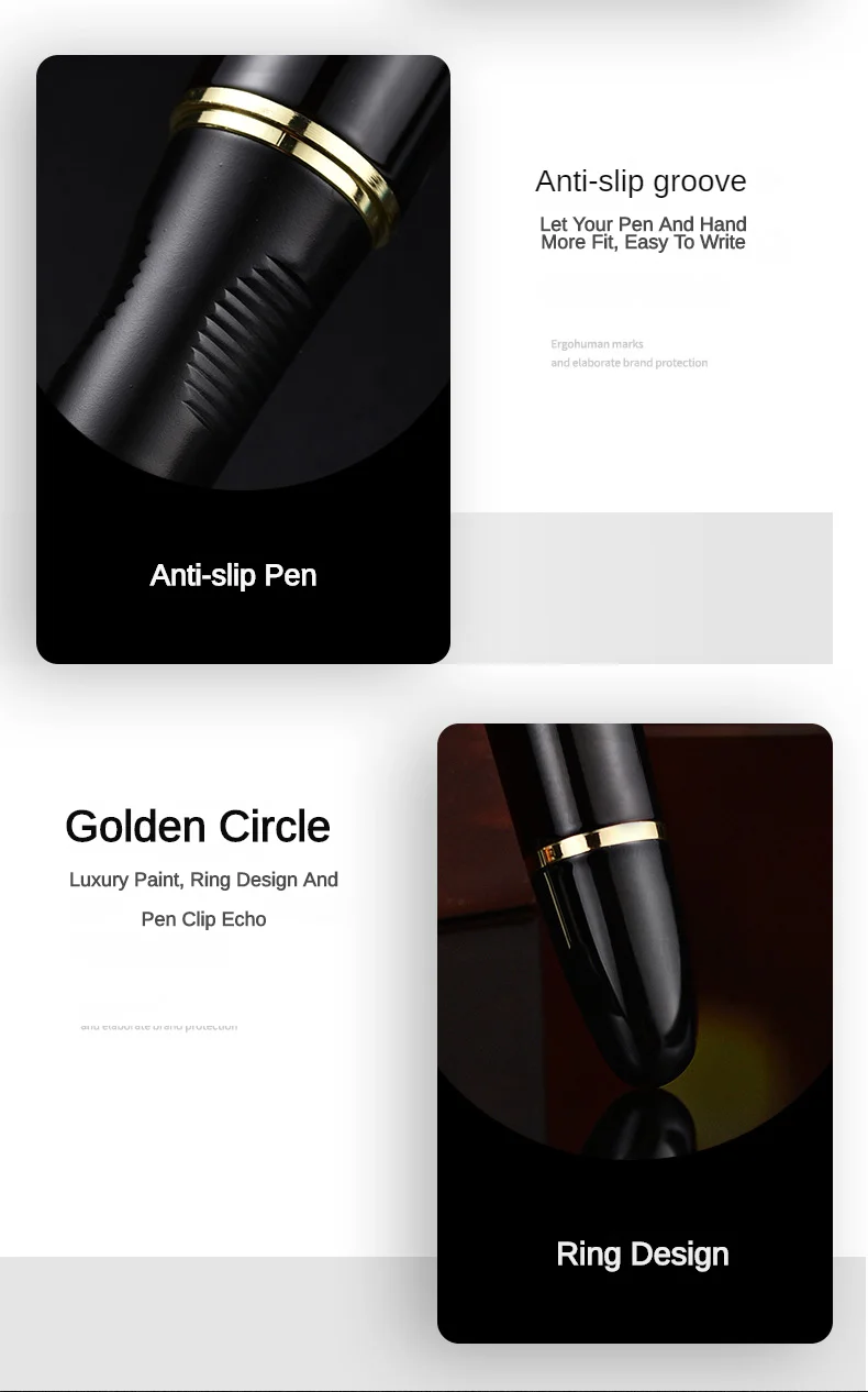 Jinhao X450 Fountain Pen Iraurita Nib Full Metal Golden Clip Luxury Pens Student Gift Stationery Office School Supplies