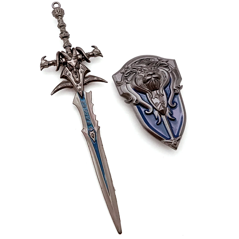 Game Shadowmourne Frostmourne Keychain Arthas Sword with Shield Keyring Men Keychains Accessories Car Key Ring llaveros Game Shadowmourne Frostmourne Keychain Arthas Sword with Shield Keyring Men Keychains Accessories Car Key Ring llaveros